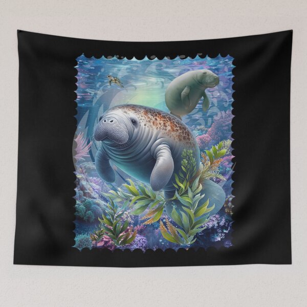 Item preview, Manatees designed and sold by Karen Wood.