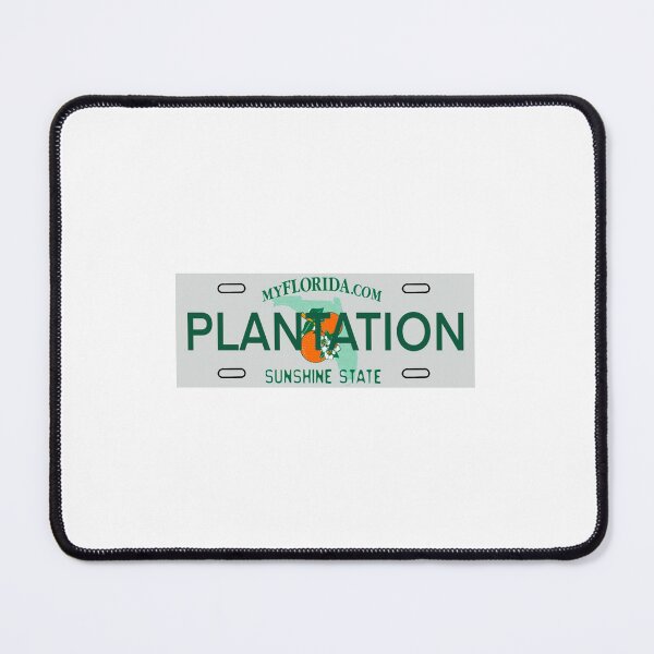 Item preview, Plantation License Plate designed and sold by delmarvastickers.