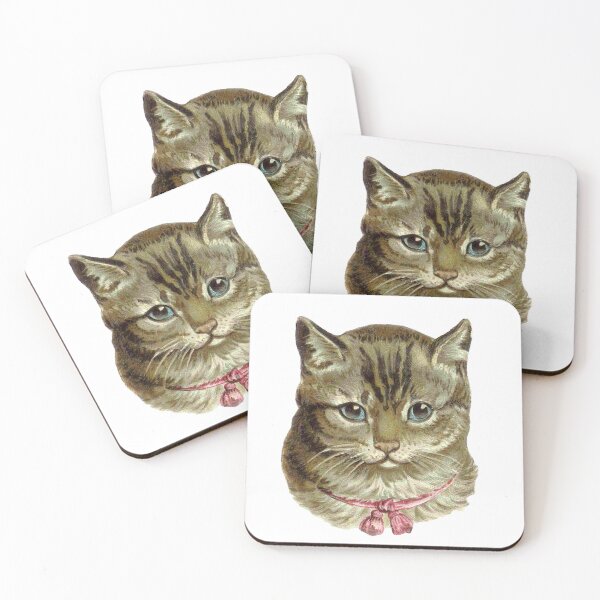 Item preview, Tabby Cat with Pink Bow designed and sold by Donkey's Salad.
