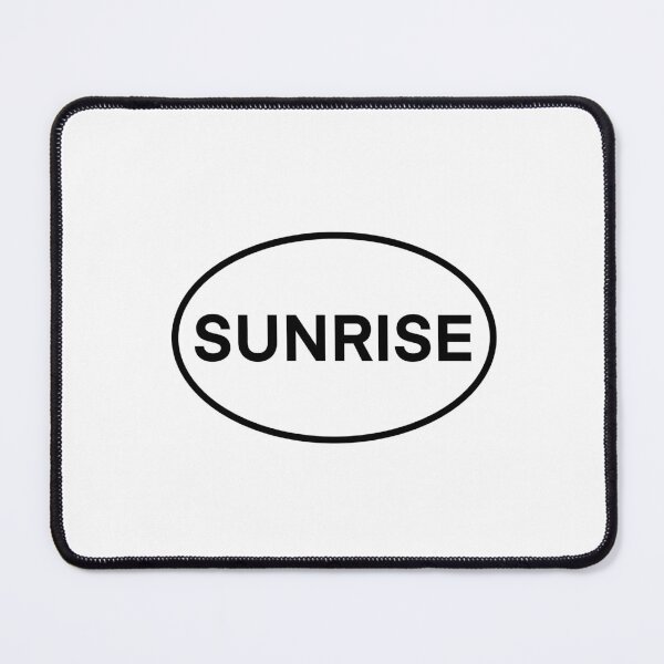 Item preview, Sunrise Oval designed and sold by delmarvastickers.
