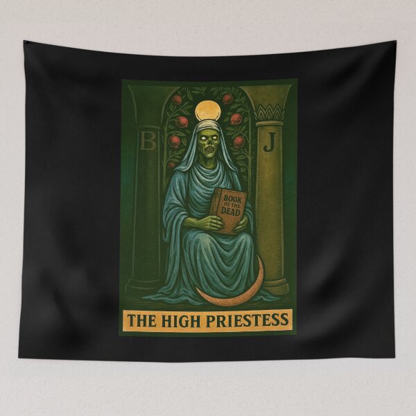 Item preview, The High Priestess - Zombie Tarot Collection designed and sold by The Final Girl Club .