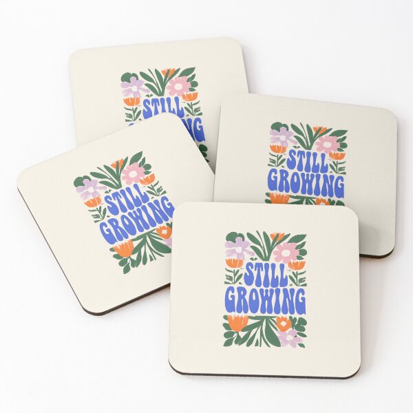 Item preview, Still Growing Therapist Design – Minimalist Typographic Mental Health Artwork for Healing, Progress, and Emotional Growth designed and sold by Sunstone Print.
