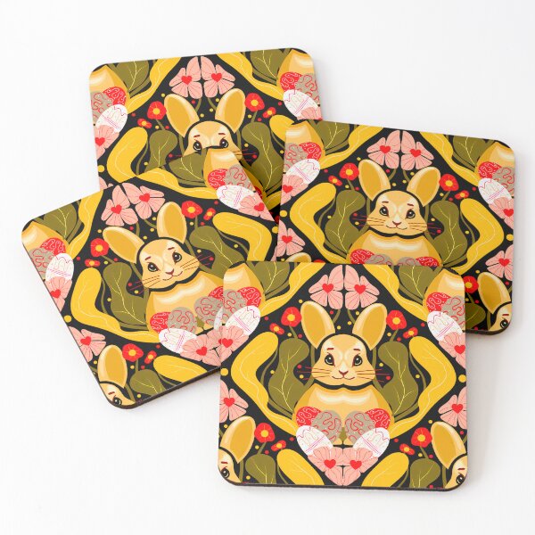 Item preview, Vintage Easter & Easter Rabbit, Unique Holiday Print handmade design designed and sold by Clara Fruggeri.