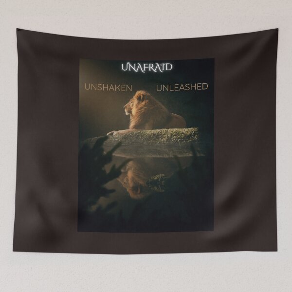 Item preview, Unafraid Unshaken Unleashed-Lion Design designed and sold by NINI-7Store.