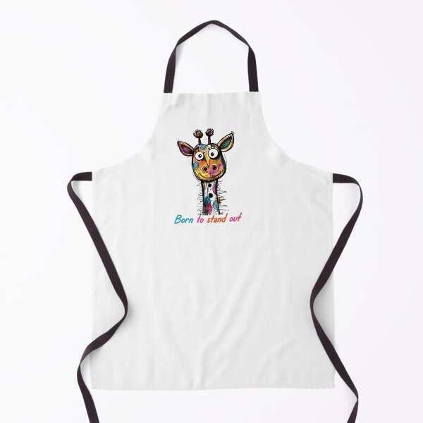 Item preview, Born to Stand Out – Funny, colorful giraffe with character | Cool design for individualists and animal lovers designed and sold by KolbaVison.