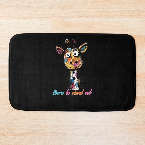 Item preview, Born to Stand Out – Funny, colorful giraffe with character | Cool design for individualists and animal lovers designed and sold by KolbaVison.