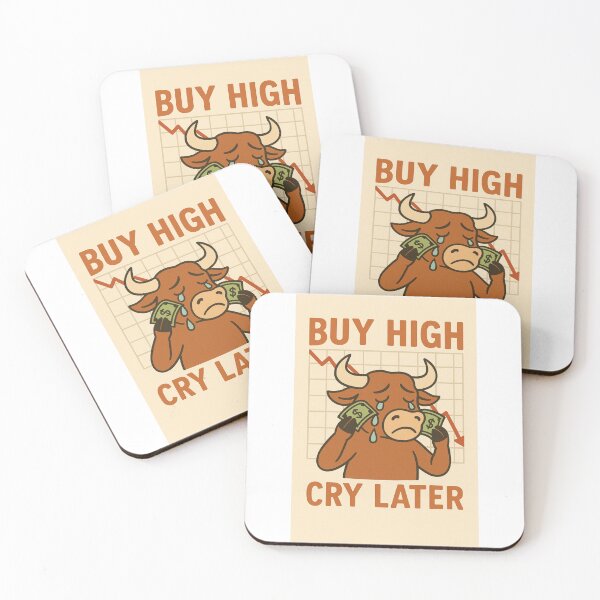 Item preview, Buy High, Cry Later designed and sold by FinShirts.