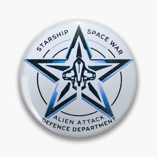 Item preview, Starship Command Emblem – Alien Attack Defence Department designed and sold by SteadyRolling.