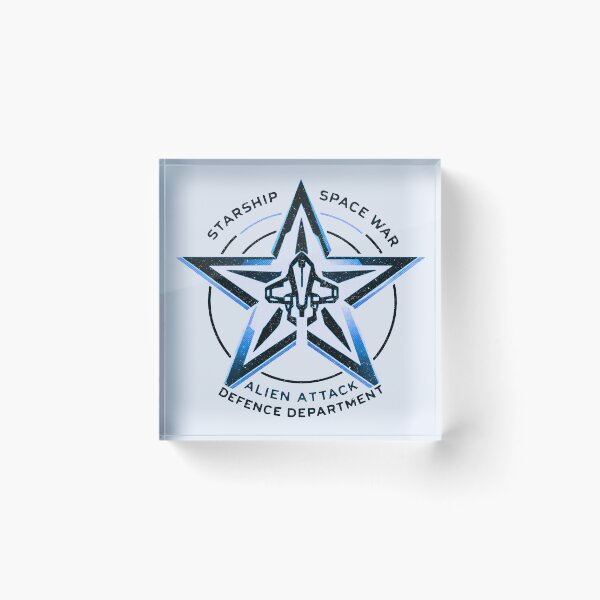 Item preview, Starship Command Emblem – Alien Attack Defence Department designed and sold by SteadyRolling.