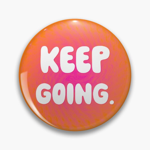 Item preview, Keep Going - Pink and Orange Swirl designed and sold by sillyjess.