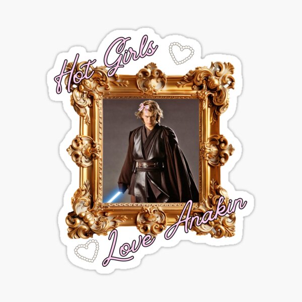 Vista previa del artículo con la obra «Las chicas calientes aman a Anakin», diseñado y vendido por MelanieRdz.