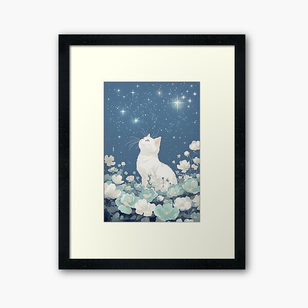 Item preview, White cat paint designed and sold by Filotecnia.