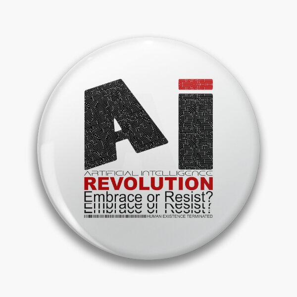 Item preview, AI Revolution - Embrace or Resist? designed and sold by Bearded Jester Designs.