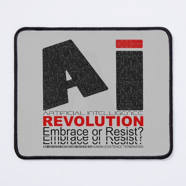 Item preview, AI Revolution - Embrace or Resist? designed and sold by Bearded Jester Designs.