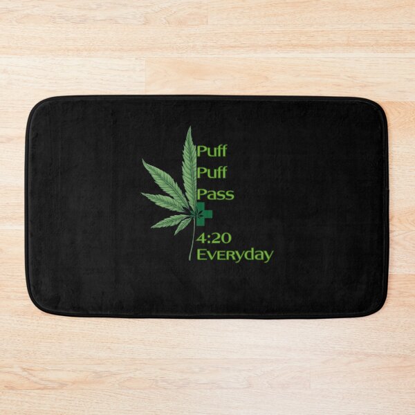 Item preview, Puff Puff Pass 4:20 Everyday – Casual hemp leaf look for connoisseurs - Relaxed lifestyle designed and sold by KolbaVison.