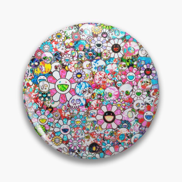 Item preview, Japanese Skull and Flowers Pop Art designed and sold by fetchart.