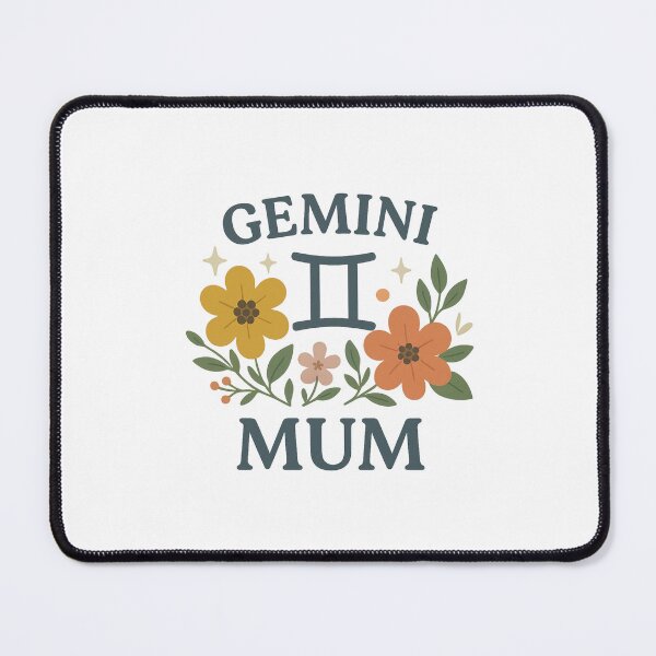 Item preview, Gemini Mum Floral Zodiac Design – Celestial Botanical Astrology Gift designed and sold by DJCApparel.