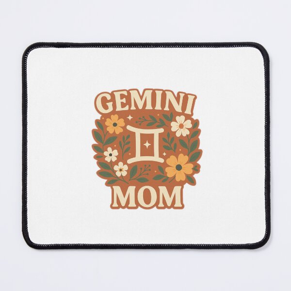 Item preview, Gemini Mom Floral Zodiac Design – Celestial Botanical Astrology Gift designed and sold by DJCApparel.