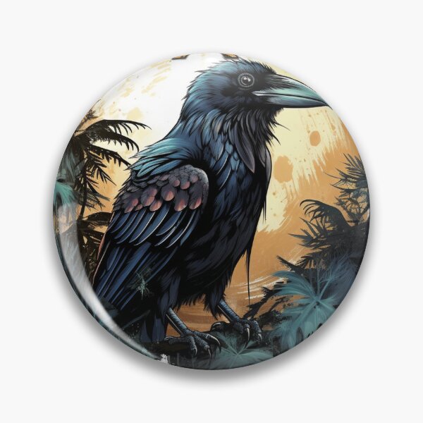 Item preview, Retro F-Caw-F Black Bird Crow Funny Crow Lover designed and sold by Mohamedeinoo.