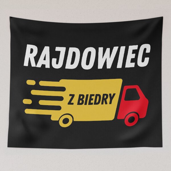 Item preview, Rajdowiec z Biedry Funny Polish Truck Driver Humor Gag Gift designed and sold by Anniko Art Studio.