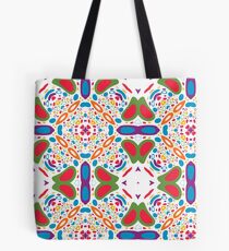 pastel circle pattern abstract colorful seamless repeat Tote Bag