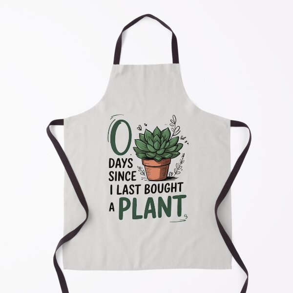 Item preview, Zero Days Since I Last Bought a Plant designed and sold by Jollys-ArtShop.