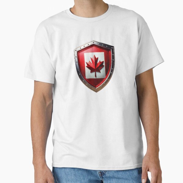 Vista previa del artículo con la obra «Escudo de Honor Canadiense – Emblema del Orgullo de la Hoja de Arce», diseñado y vendido por Highlandkings.