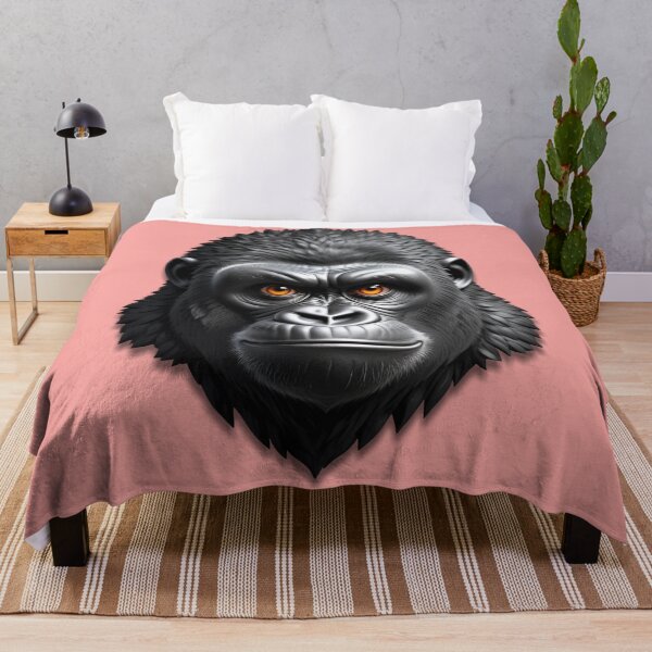 Item preview, GORILLA HEAD (#F7A4A0) designed and sold by Marlon Oseguera.