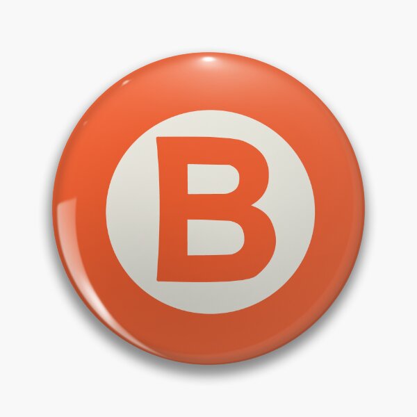 Item preview, letter b orange designed and sold by ZiphGames.