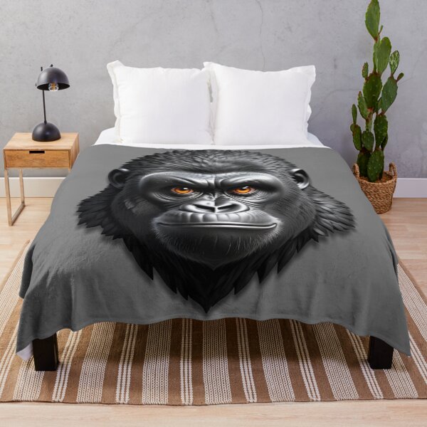 Item preview, GORILLA HEAD (#808080) designed and sold by Marlon Oseguera.