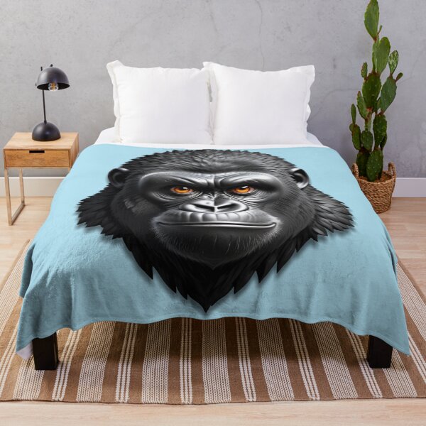 Item preview, GORILLA HEAD (#B1E2F3) designed and sold by Marlon Oseguera.
