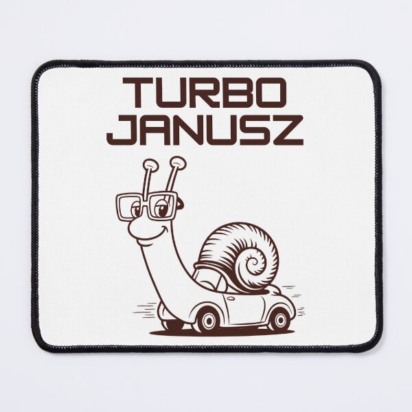 Item preview, Turbo Janusz Funny Polish Driver Gag Gift designed and sold by Anniko Art Studio.
