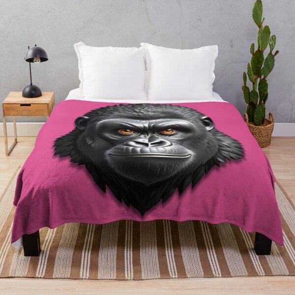 Item preview, GORILLA HEAD (#E14F90) designed and sold by Marlon Oseguera.