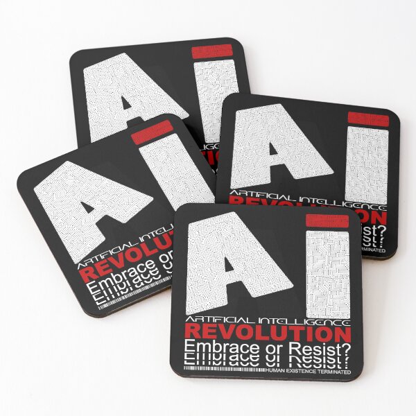 Item preview, A.I. Revolution - Embrace or Resist? designed and sold by Bearded Jester Designs.