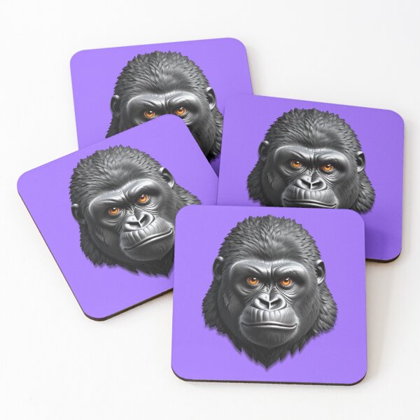 Item preview, GORILLA HEAD (#9966FF) designed and sold by Marlon Oseguera.