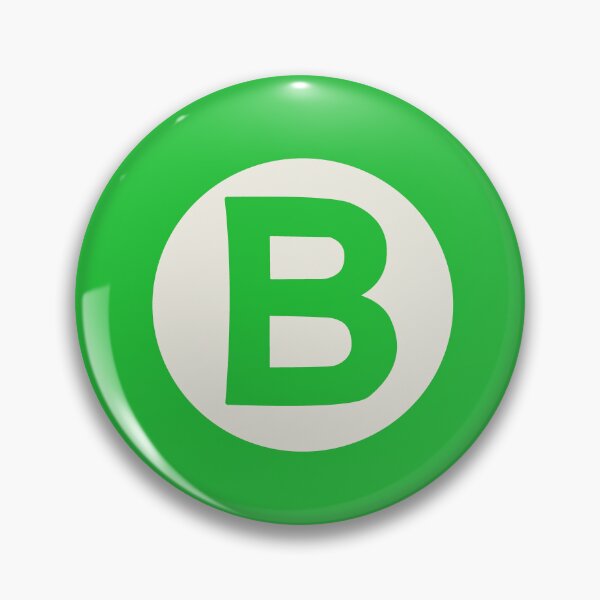 Item preview, letter b green designed and sold by ZiphGames.