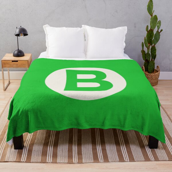 Item preview, letter b green designed and sold by ZiphGames.