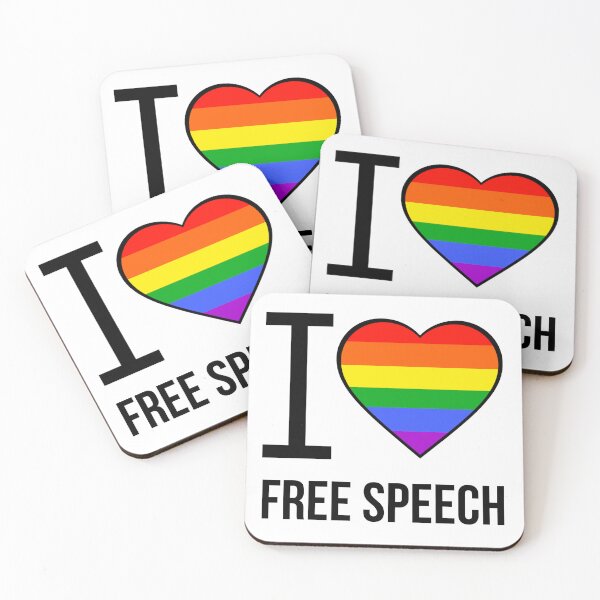 Item preview, I love free speech  designed and sold by Rachel the Artist .