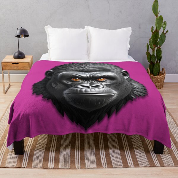 Item preview, GORILLA HEAD (#CC3399) designed and sold by Marlon Oseguera.
