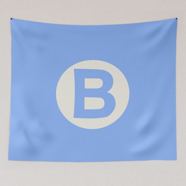 Item preview, letter b blue designed and sold by ZiphGames.