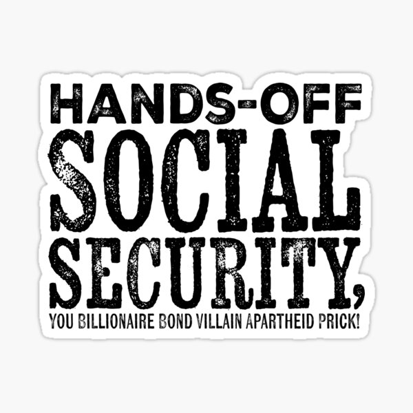 Item preview, Hands-Off Social Security! designed and sold by BANDOFSCRIBBLE Hollywood.