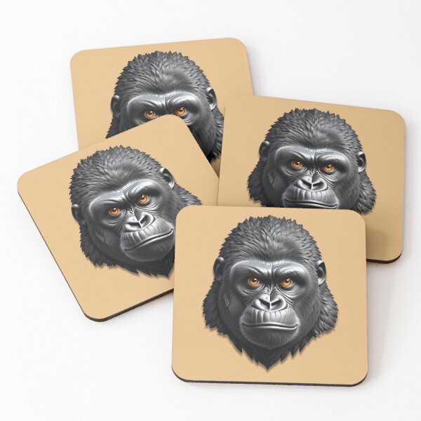 Item preview, GORILLA HEAD (#E6B97F) designed and sold by Marlon Oseguera.