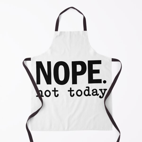 Item preview, NOPE. Not Today – Minimalist Mood Quot designed and sold by The secret storage room.
