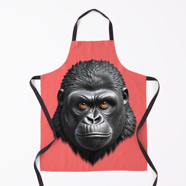 Item preview, GORILLA HEAD (#FF6666) designed and sold by Marlon Oseguera.