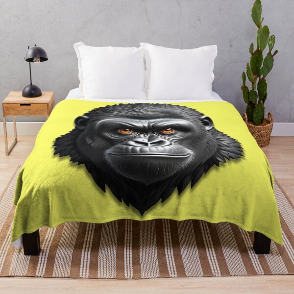 Item preview, GORILLA HEAD (#FFFF66) designed and sold by Marlon Oseguera.