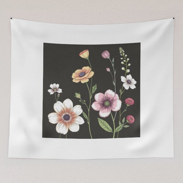 Item preview, Hand-Drawn Flower Collection – Elegant Botanical Illustrations designed and sold by hjian8219.