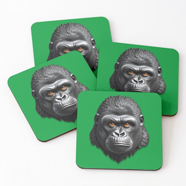 Item preview, GORILLA HEAD (#009933) designed and sold by Marlon Oseguera.