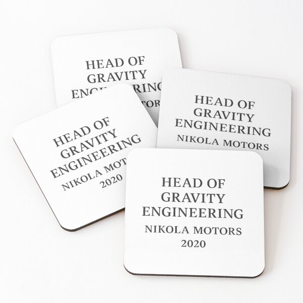 Item preview, Head of Gravity Engineering – Nikola Motors 2020 designed and sold by FinShirts.