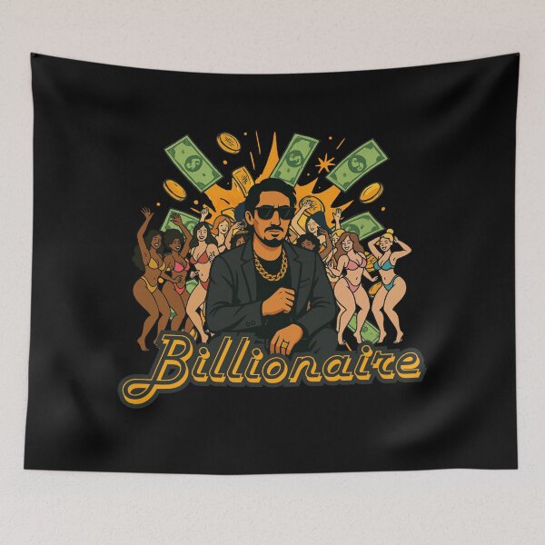 Item preview, Billionaire – Satirical Flex Fantasy designed and sold by UNK-Fatigues.