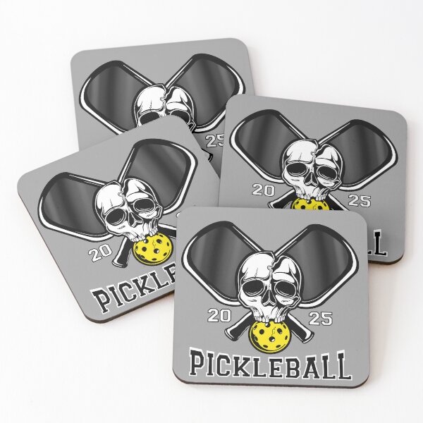 Artikelvorschau, Totenkopf-Pickleball entworfen und verkauft von Jim Pickleball.